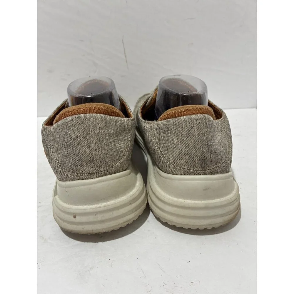 SKECHERS Men Taupe Relenzo Sneaker Slip-On Shoe Sz 11 memory foam arch support